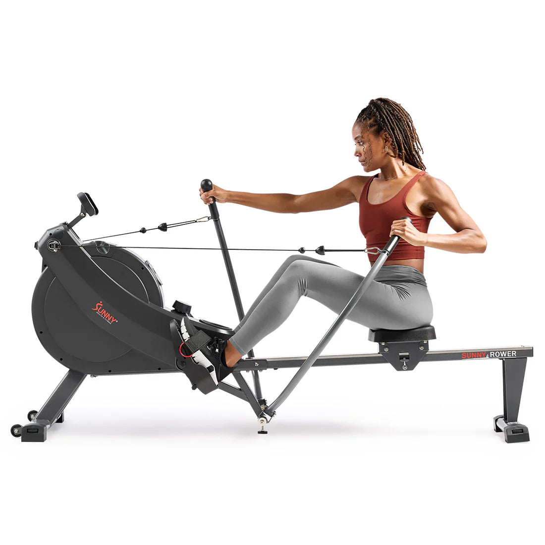 Premium Smart Magnetic Rowing Machine by Sunny Health & Fitness