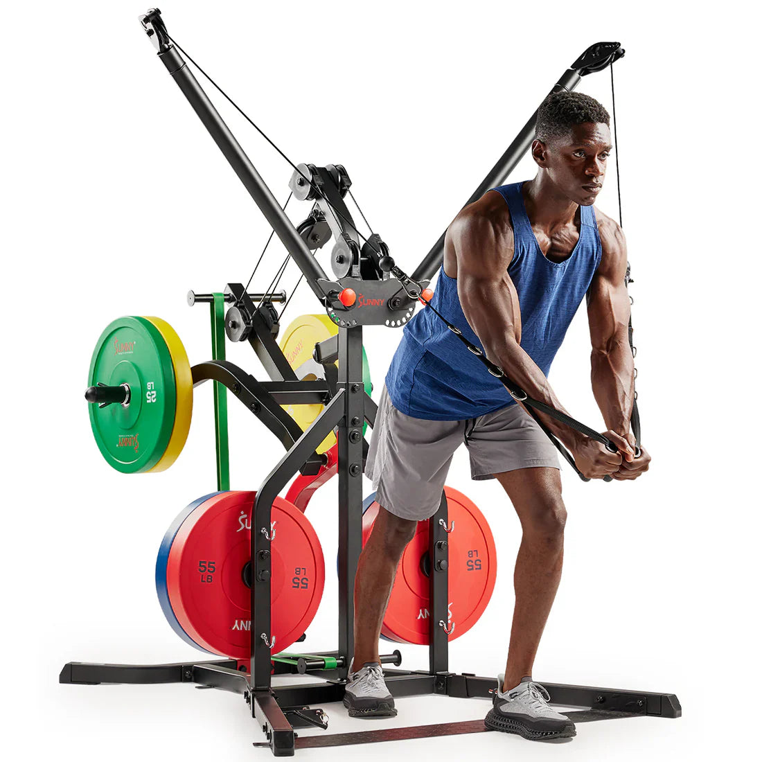 Multifunctional Strength Training Home Gym by Sunny Health & Fitness