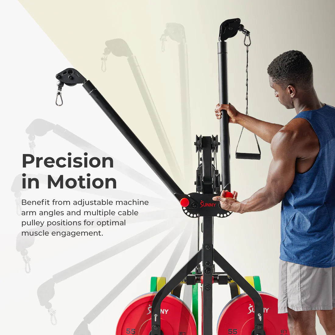 Multifunctional Strength Training Home Gym by Sunny Health & Fitness