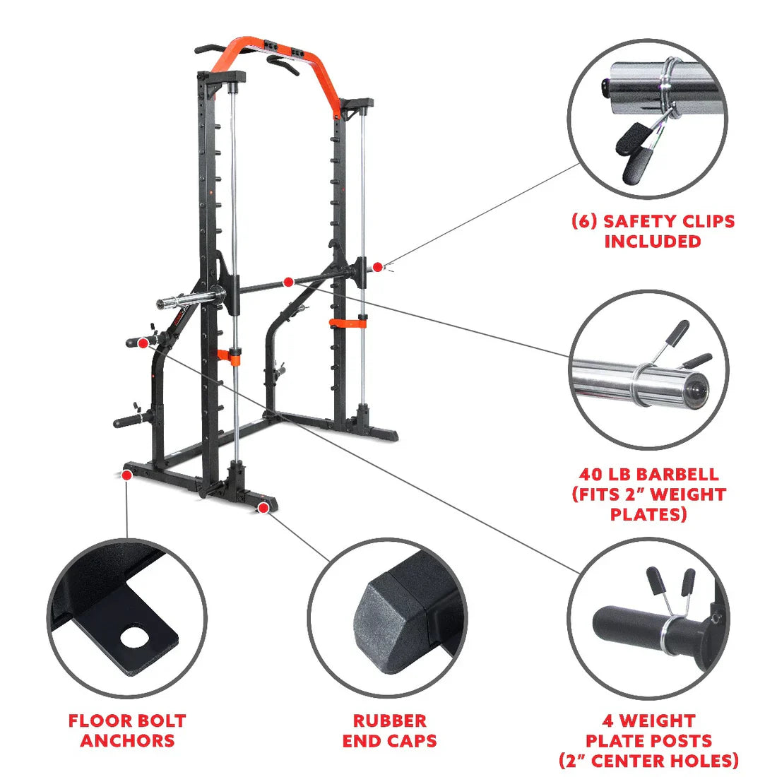 Sunny Strength® Light Commercial Strength Training Smith Machine