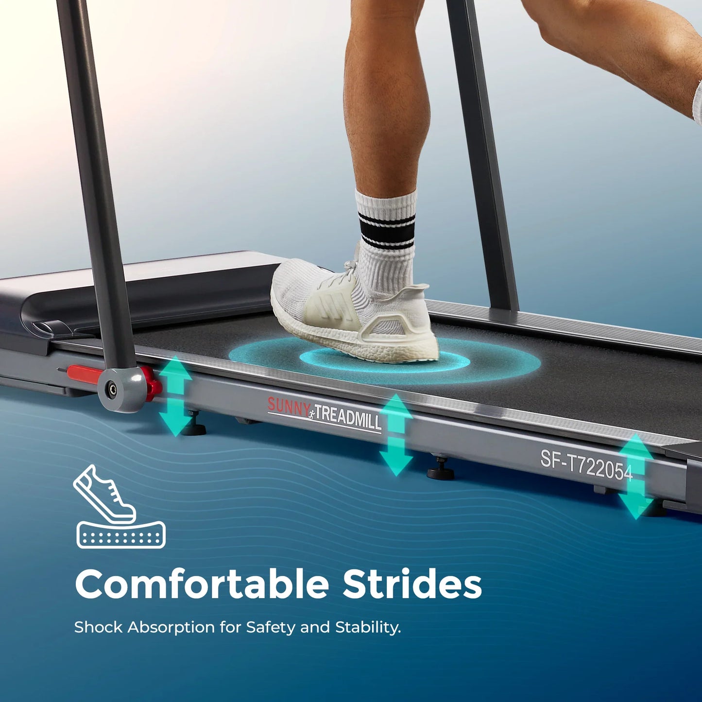 Pegasus Connected Folding Treadmill by Sunny Health & Fitness