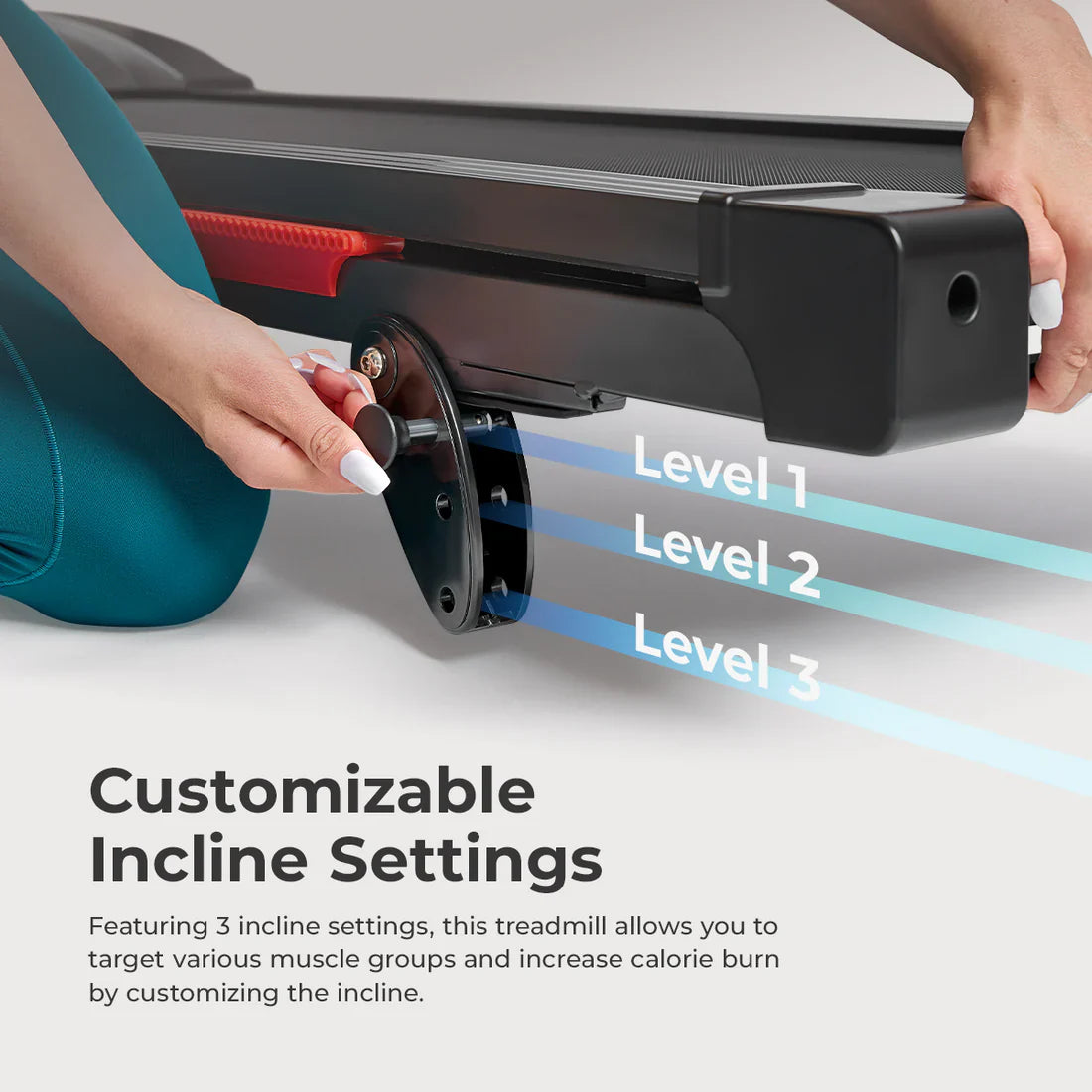 Premium Folding Incline Smart Treadmill by Sunny Health & Fitness