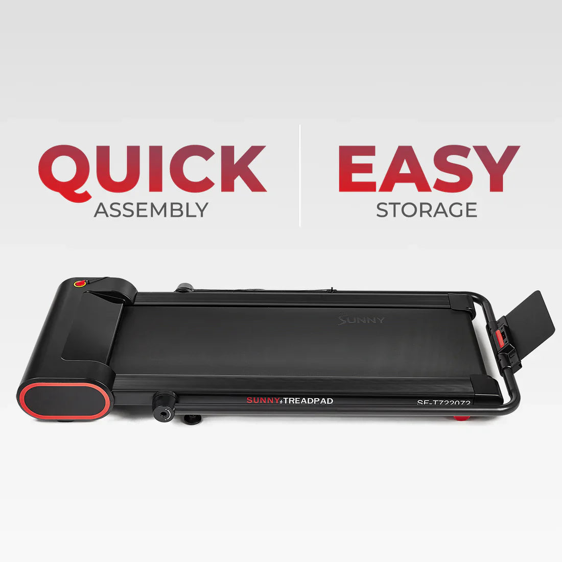 Under Desk Smart Walking/Running Treadmill by Sunny Health & Fitness