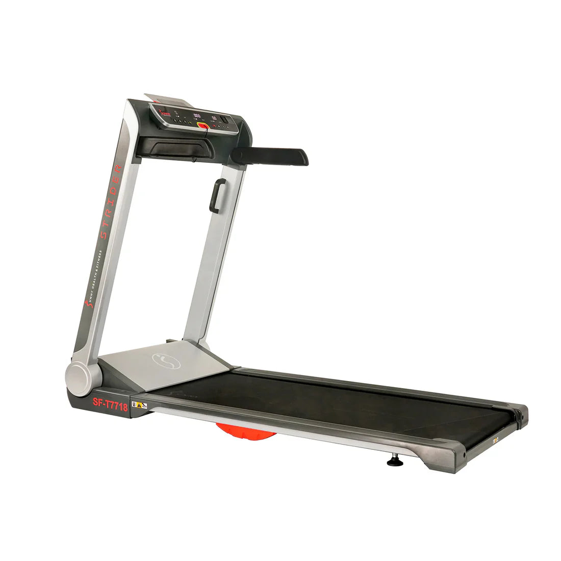 Pro Treadmill Wide Flat Folding & Low Deck by Sunny Health & Fitness