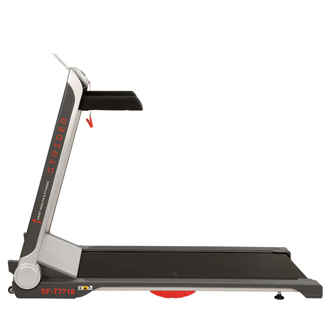Pro Treadmill Wide Flat Folding & Low Deck by Sunny Health & Fitness