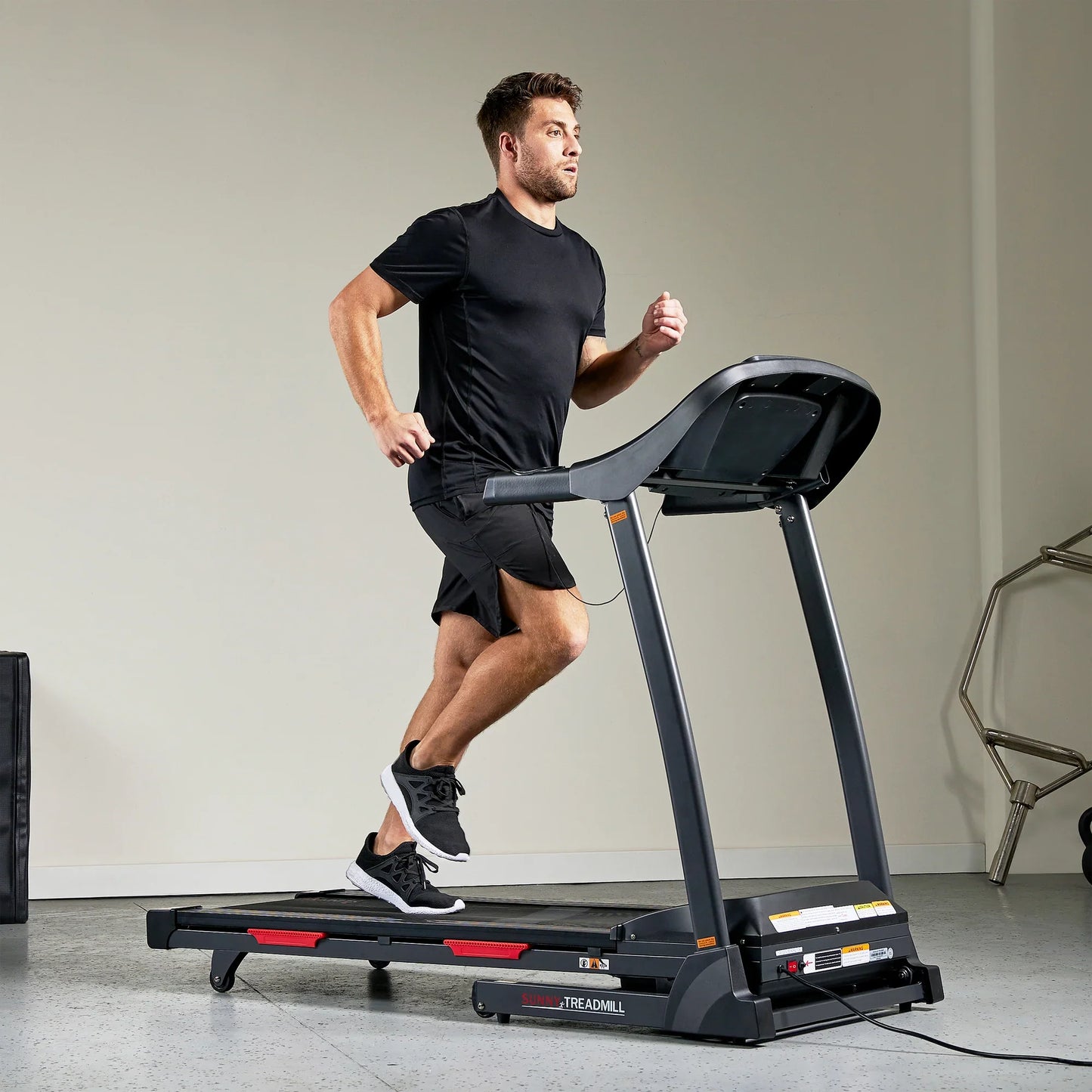 Premium Folding Incline Smart Treadmill by Sunny Health & Fitness