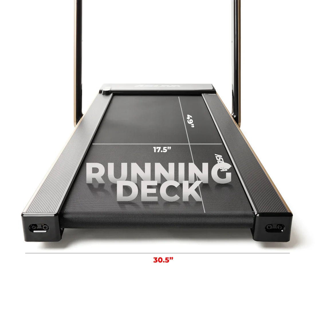 Space Saving Commercial Treadmill, Slim Motorized Asuna by Sunny Health & Fitness