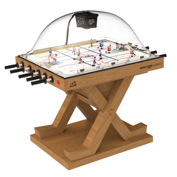 Premium NCAA® Licensed Super Chexx PRO® Wood Bubble Hockey Table