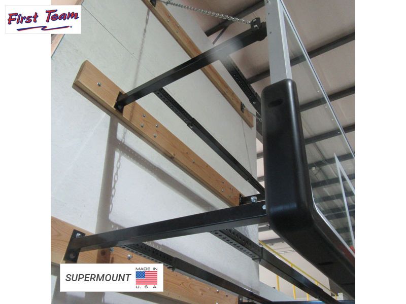 SuperMount82™ Wall Mount Basketball Hoop System by First Team