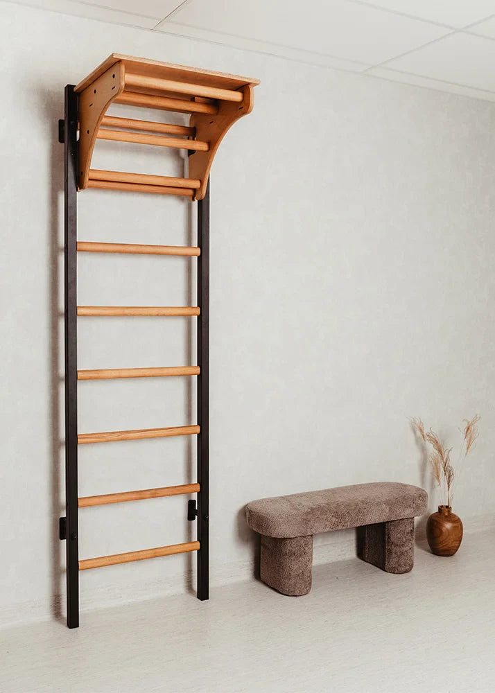 BenchK 212 Home Gymnastics Ladder with Accessories and Removable Desk