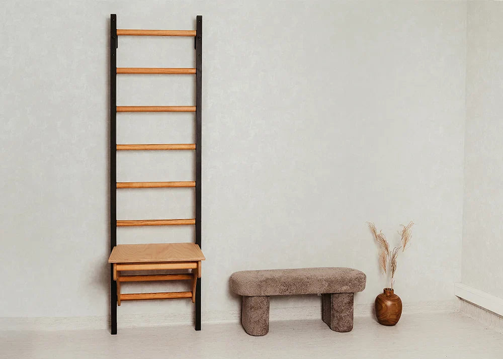 BenchK 212 Home Gymnastics Ladder with Accessories and Removable Desk