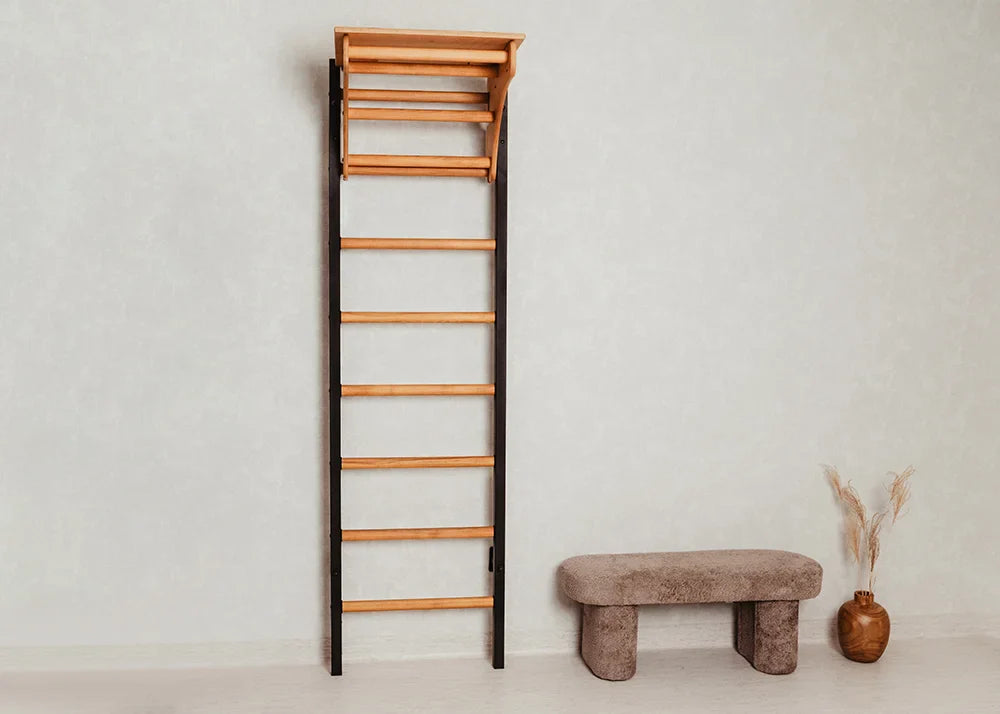 BenchK 212 Home Gymnastics Ladder with Accessories and Removable Desk
