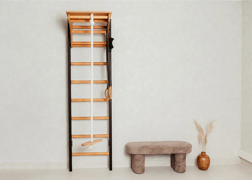 BenchK 212 Home Gymnastics Ladder with Accessories and Removable Desk