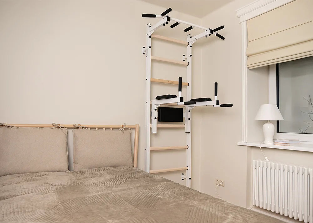 BenchK 222 Gymnastic Wall Bars with Pull-up and Dip Bar