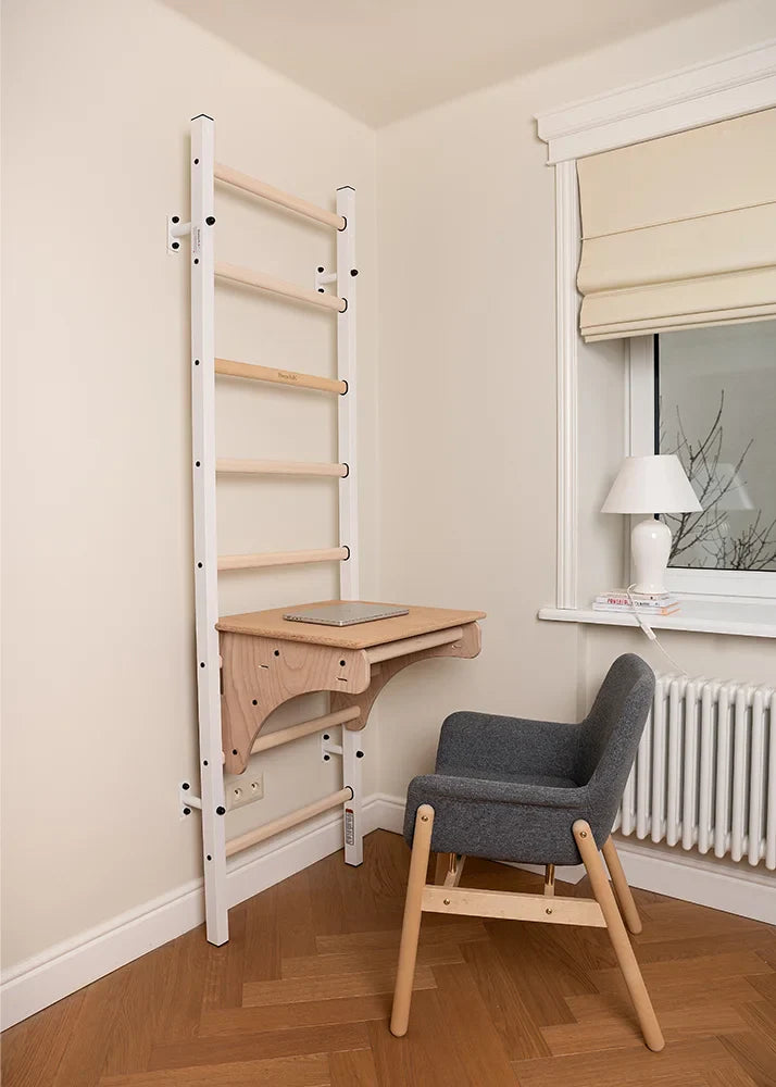 BenchK 212 Home Gymnastics Ladder with Accessories and Removable Desk