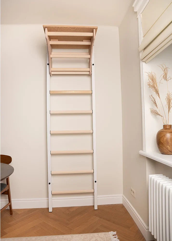 BenchK 212 Home Gymnastics Ladder with Accessories and Removable Desk