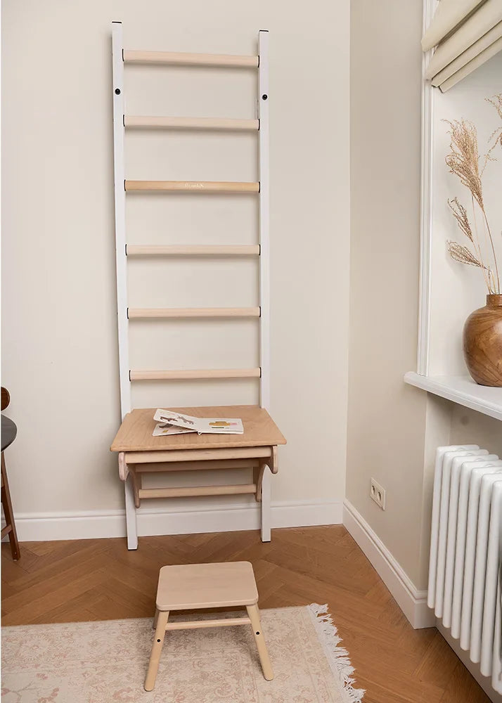 BenchK 212 Home Gymnastics Ladder with Accessories and Removable Desk