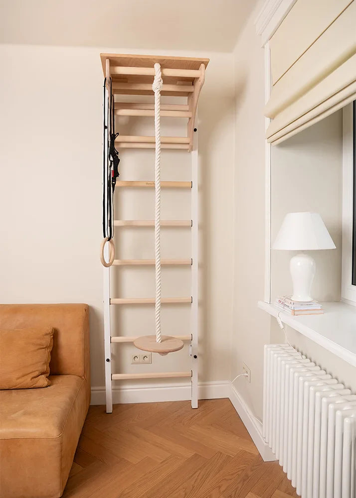 BenchK 212 Home Gymnastics Ladder with Accessories and Removable Desk
