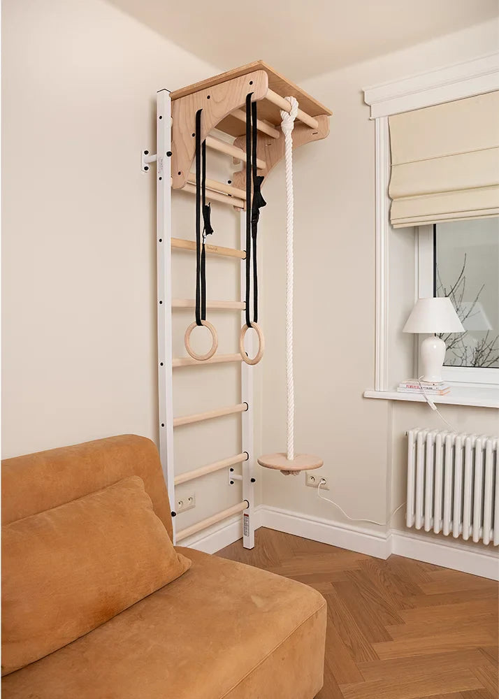 BenchK 212 Home Gymnastics Ladder with Accessories and Removable Desk