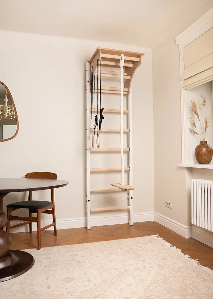 BenchK 212 Home Gymnastics Ladder with Accessories and Removable Desk