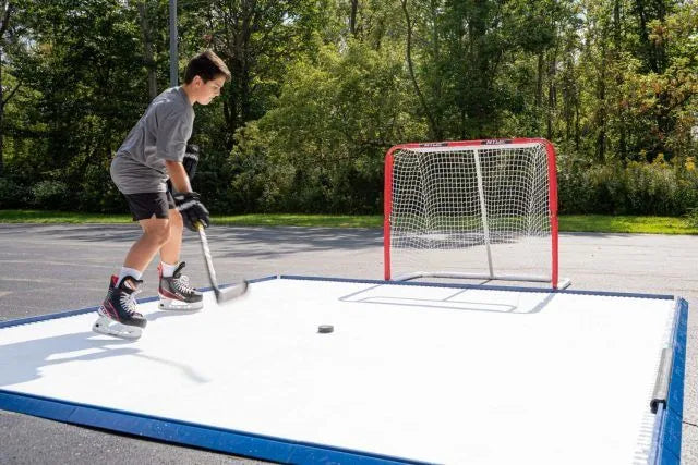 Skate Anytime All-Star 20′ x 30′ Synthetic Ice Rink for Hockey