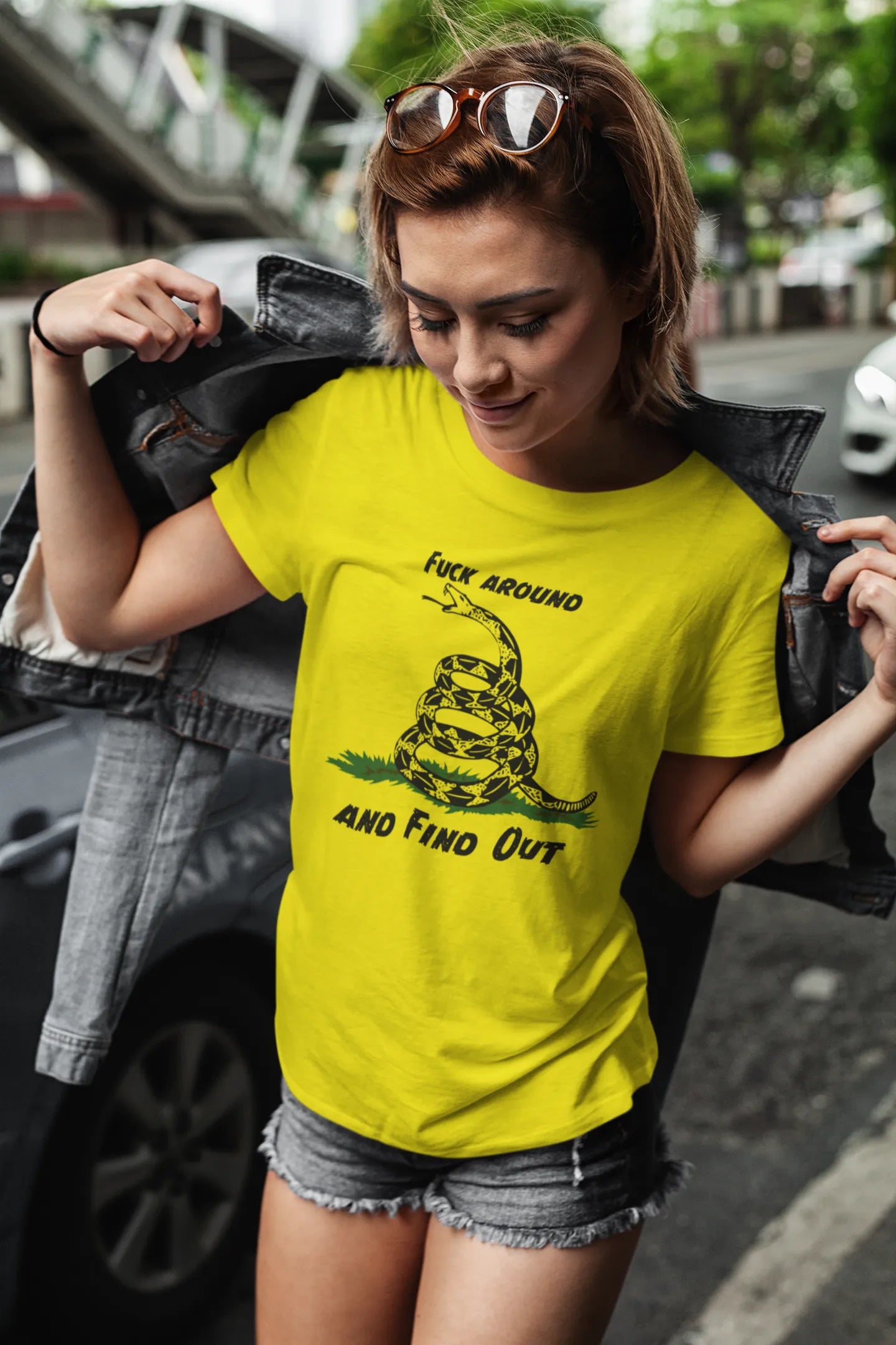 Walton & Johnson: FAFO Gadsden T-Shirt - 4LibertyShop.com