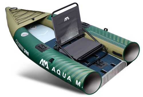 Aqua Marina Caliber Inflatable Fishing Kayak - 1 to 2 Person
