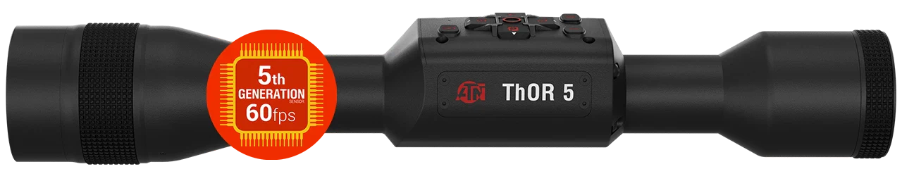 ATN ThOR 5 320 Thermal Riflescope - 3-12x, 10hr Battery, Made in USA