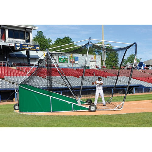 Jaypro Bomber Pro Heavy-Duty Portable Batting Cage 18 ft. Wide