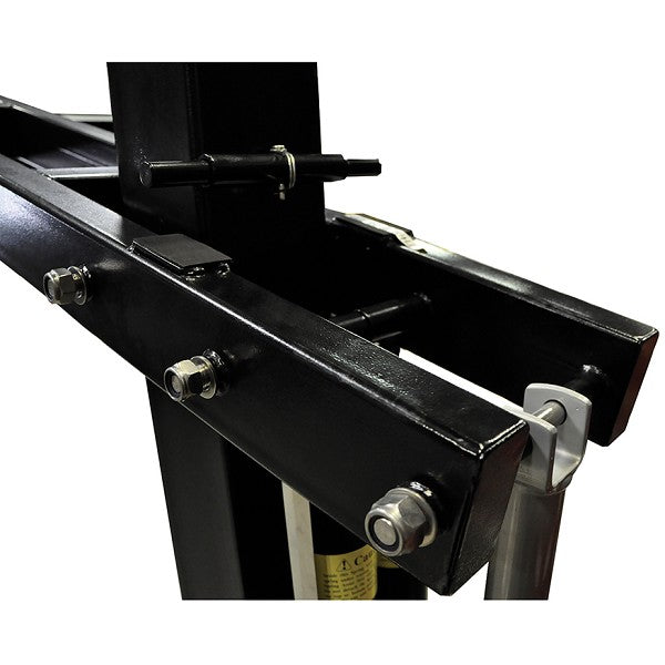 Jaypro Titan Adjustable 72 in. Tempered Glass Basketball System - 6x8 in. Pole, 4 ft. Offset