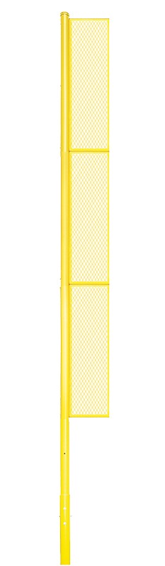 Jaypro Collegiate Foul Poles 30 ft. - Baseball/Softball Semi-Permanent (Yellow)
