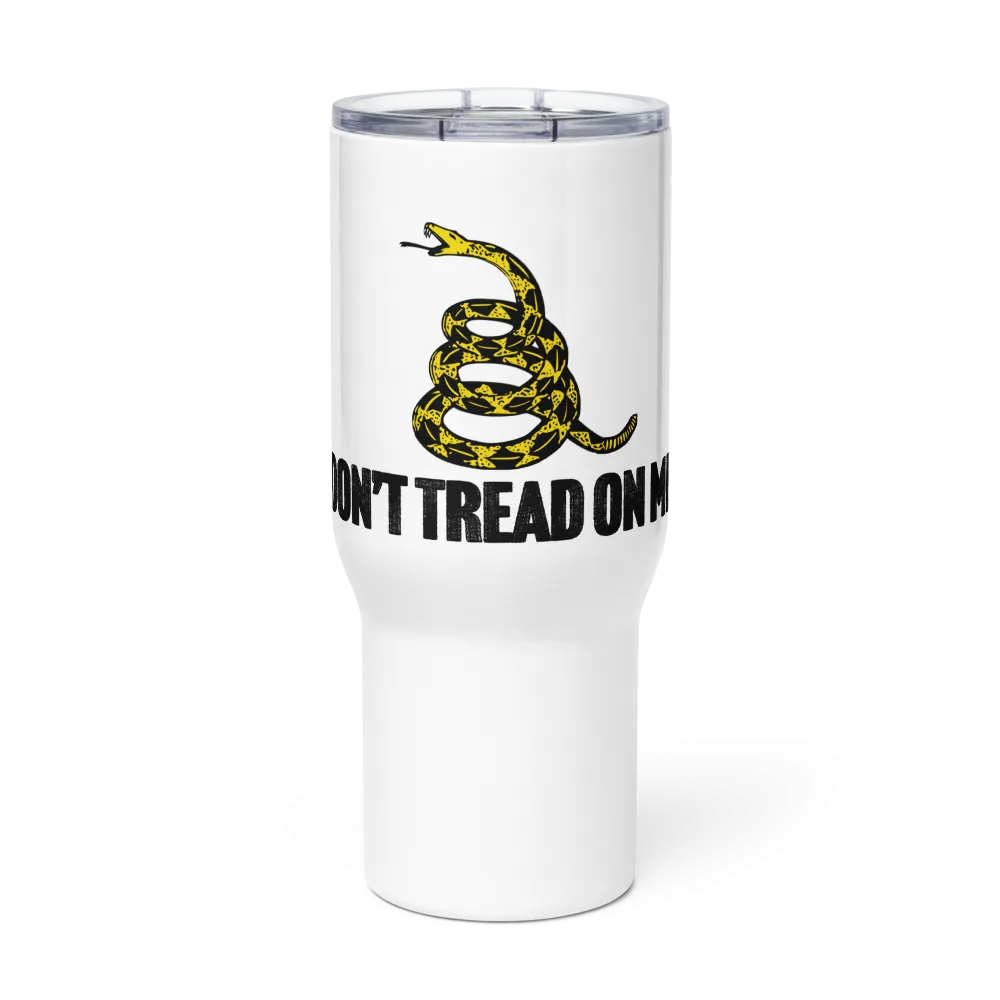 'Don't Tread on Me' Gadsden Snake Travel Mug