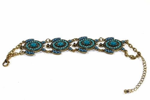 Turtle Bead Bracelet Colorful Drop Charm Summer Jewelry