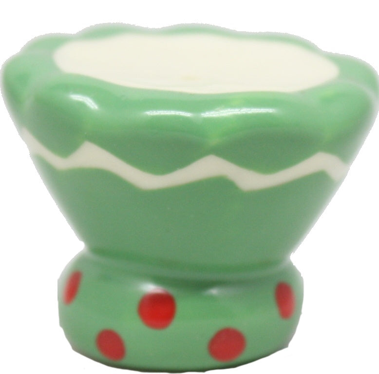 Bead It - Bead Body Green With Red Dots