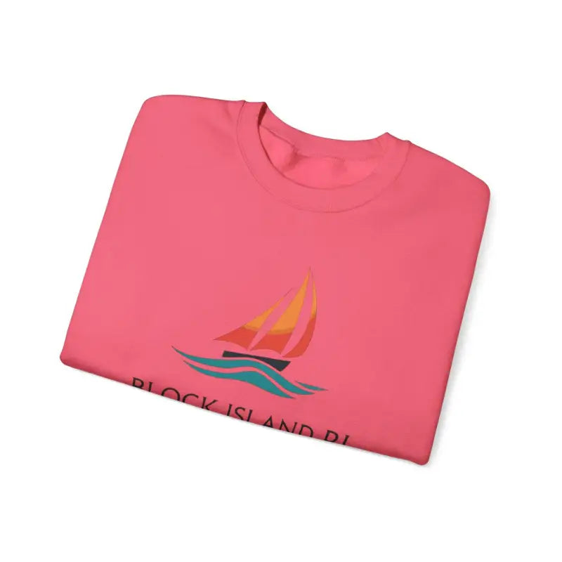 Ocean State Styles Sweatshirt Block Island Sailboat Design