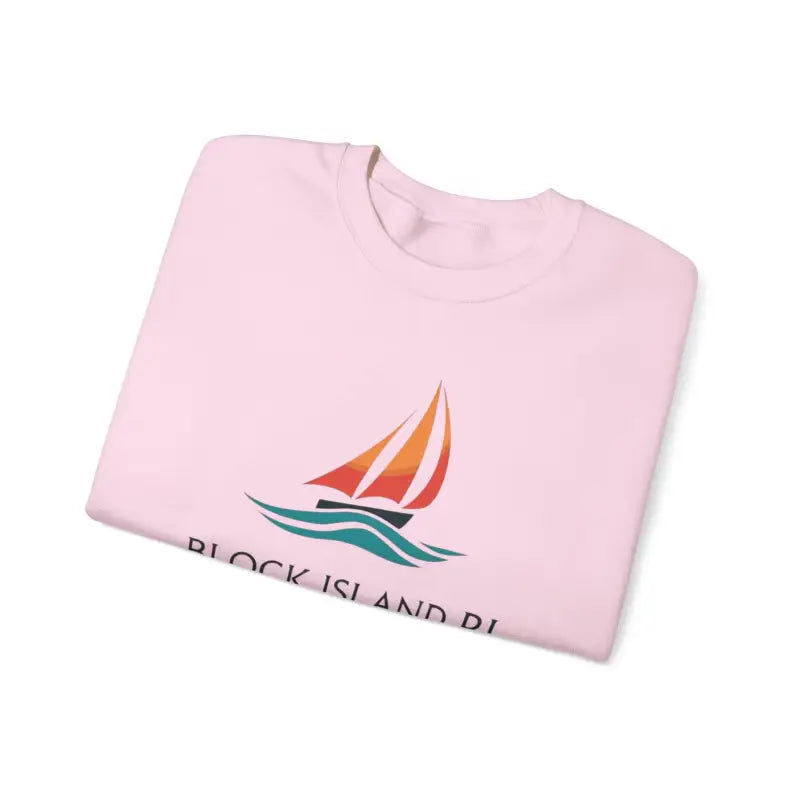 Ocean State Styles Sweatshirt Block Island Sailboat Design
