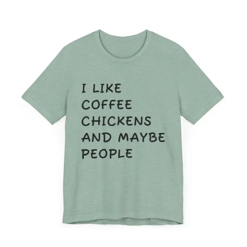 Ocean State Styles T Shirt Funny Coffee Chickens Unisex