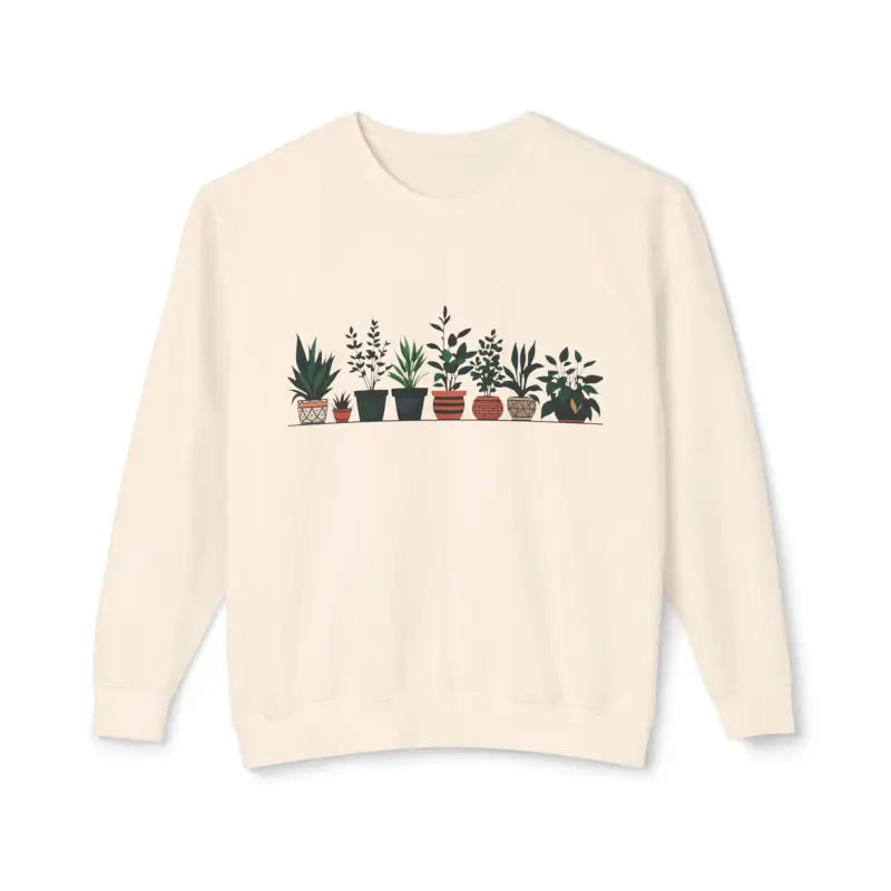 Ocean State Styles Unisex Sweatshirt Potted Plant Design
