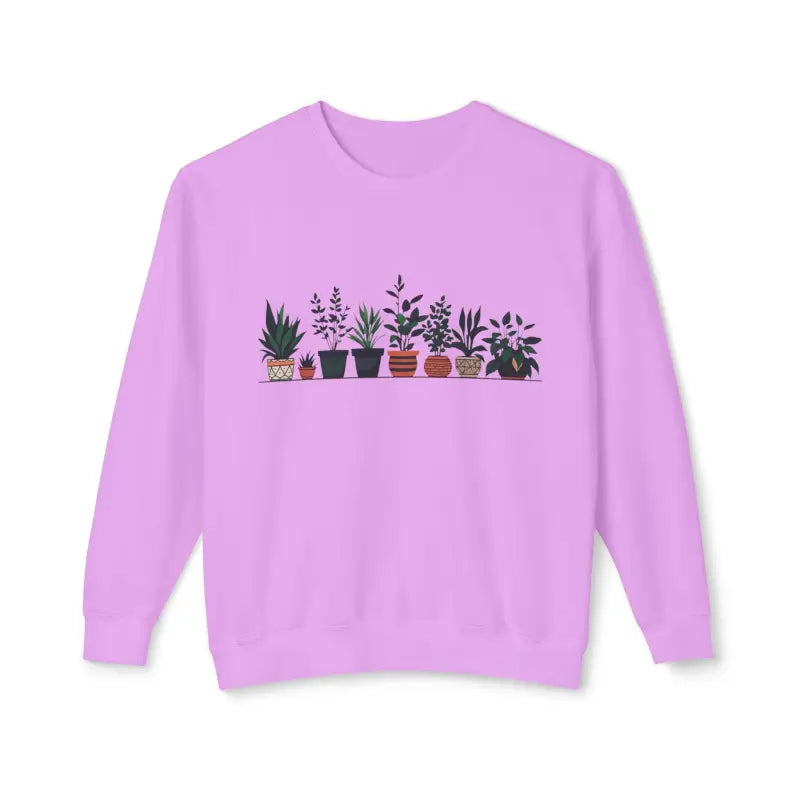 Ocean State Styles Unisex Sweatshirt Potted Plant Design
