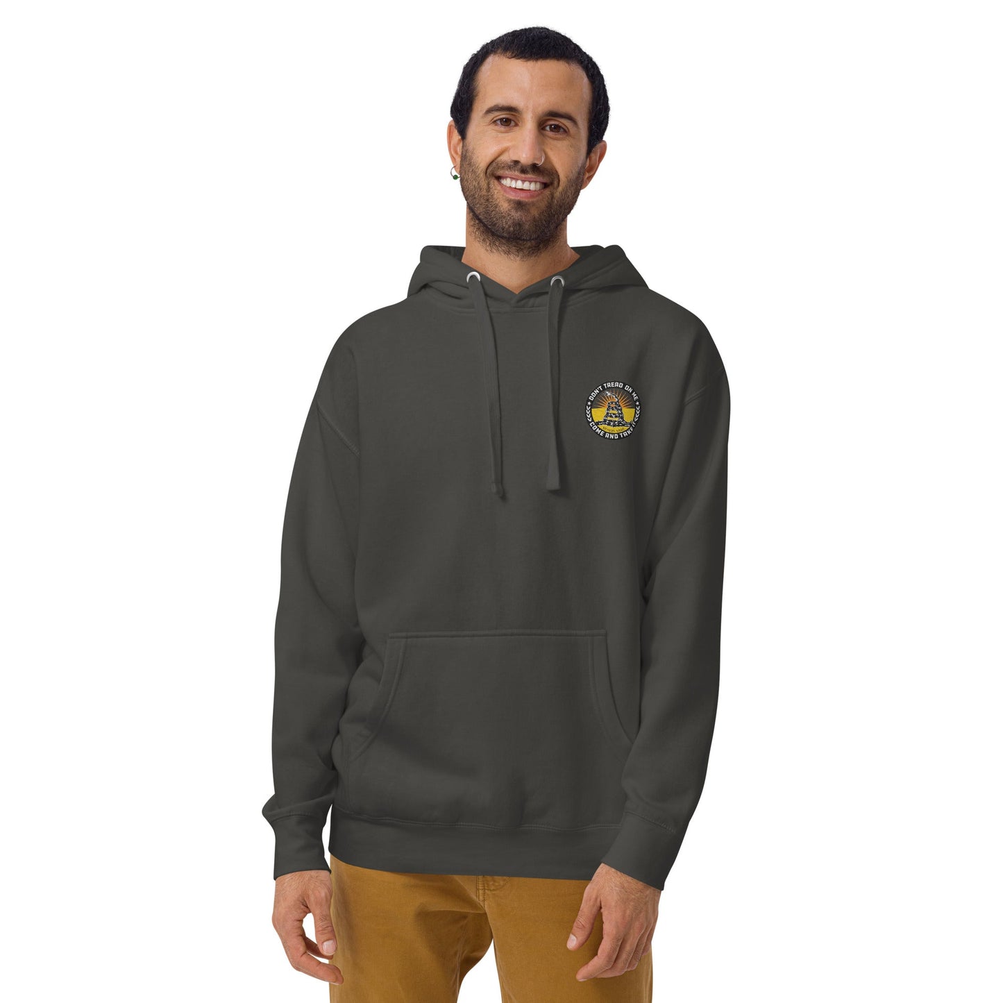 Don't Tread On Me Embroidered Unisex Hoodie