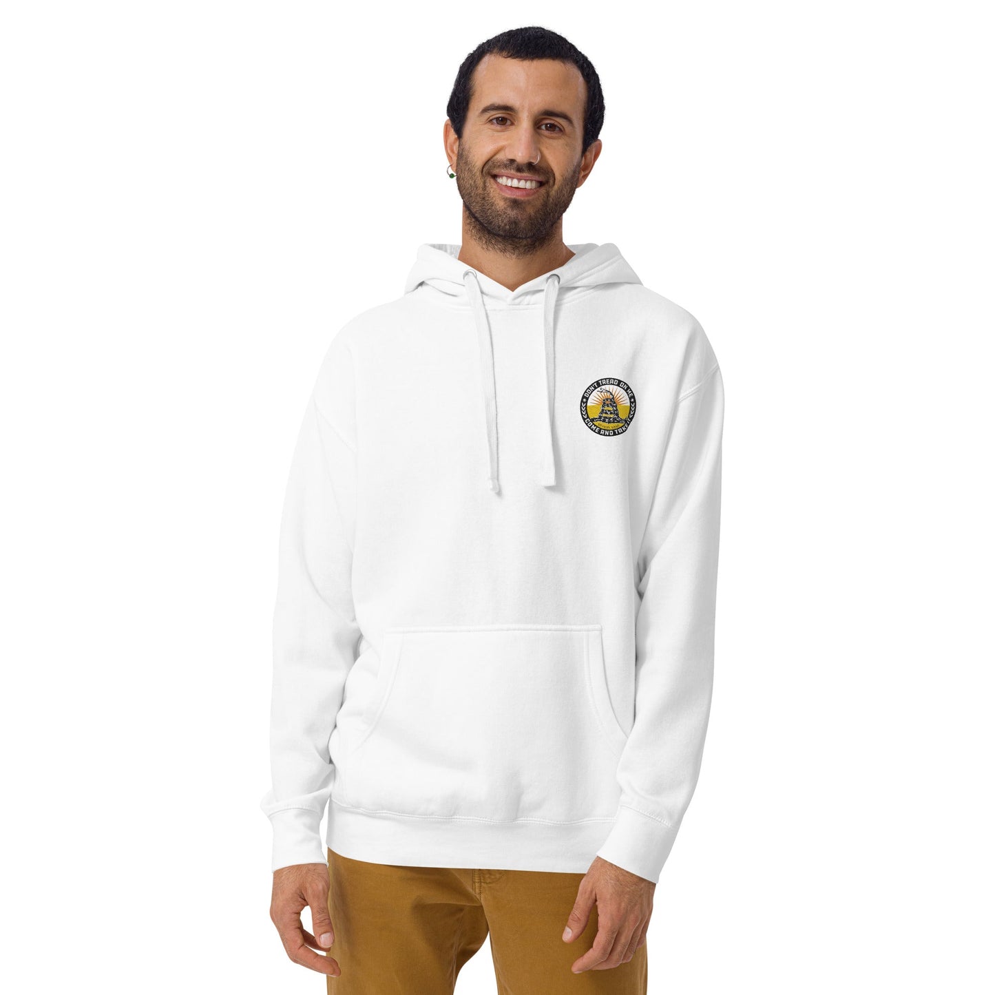 Don't Tread On Me Embroidered Unisex Hoodie