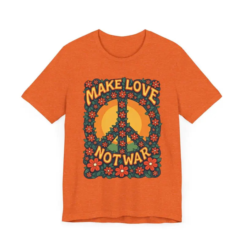 Ocean State Styles T Shirt Peace Symbol Graphic Retro