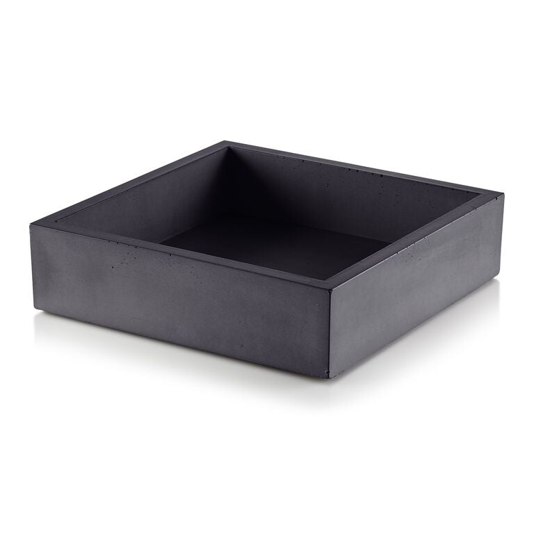 Concrete Napkin/Valet Bin: Charcoal
