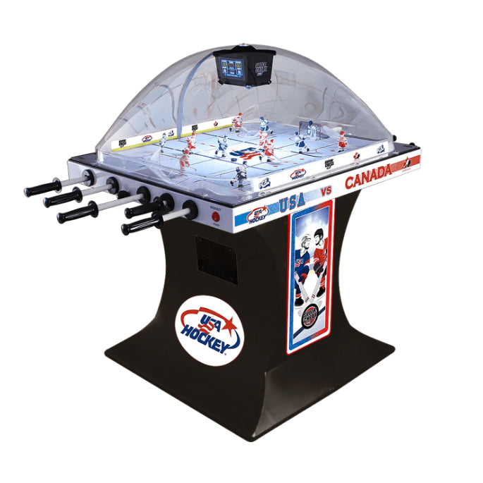 Licensed "USA vs Canada" Super Chexx PRO® Bubble Hockey Table