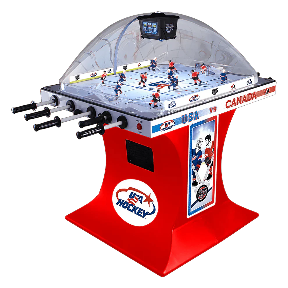 Licensed "USA vs Canada" Super Chexx PRO® Bubble Hockey Table
