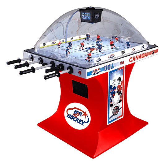 Licensed "USA vs Canada" Super Chexx PRO® Bubble Hockey Table