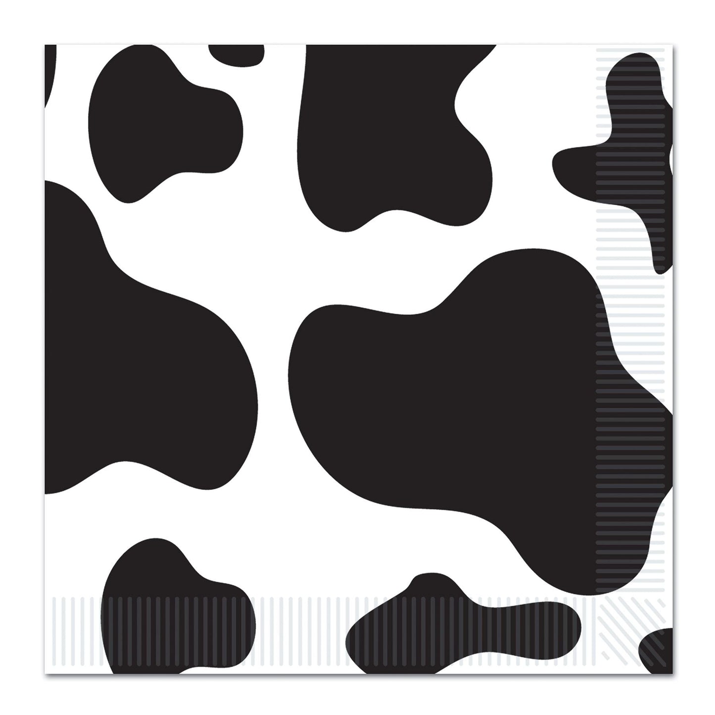 Cow Print Cocktail Napkin
