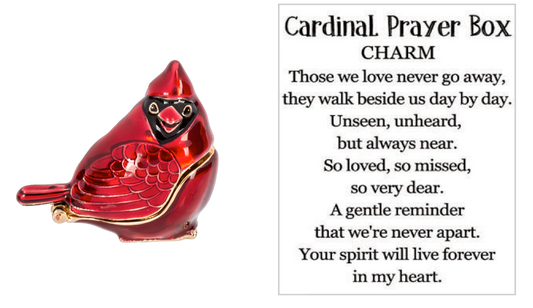 Cardinal Prayer Charms