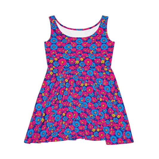 Ocean State Styles Dress Floral Sleeveless Skater Dress