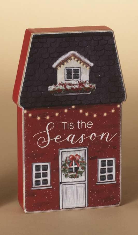 Wooden Holiday House Block -